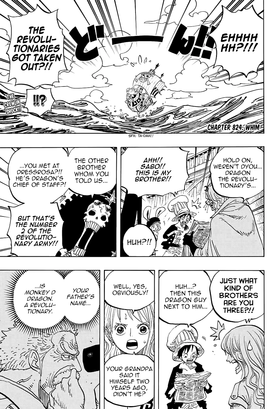 One Piece, Chapter 824 image 04